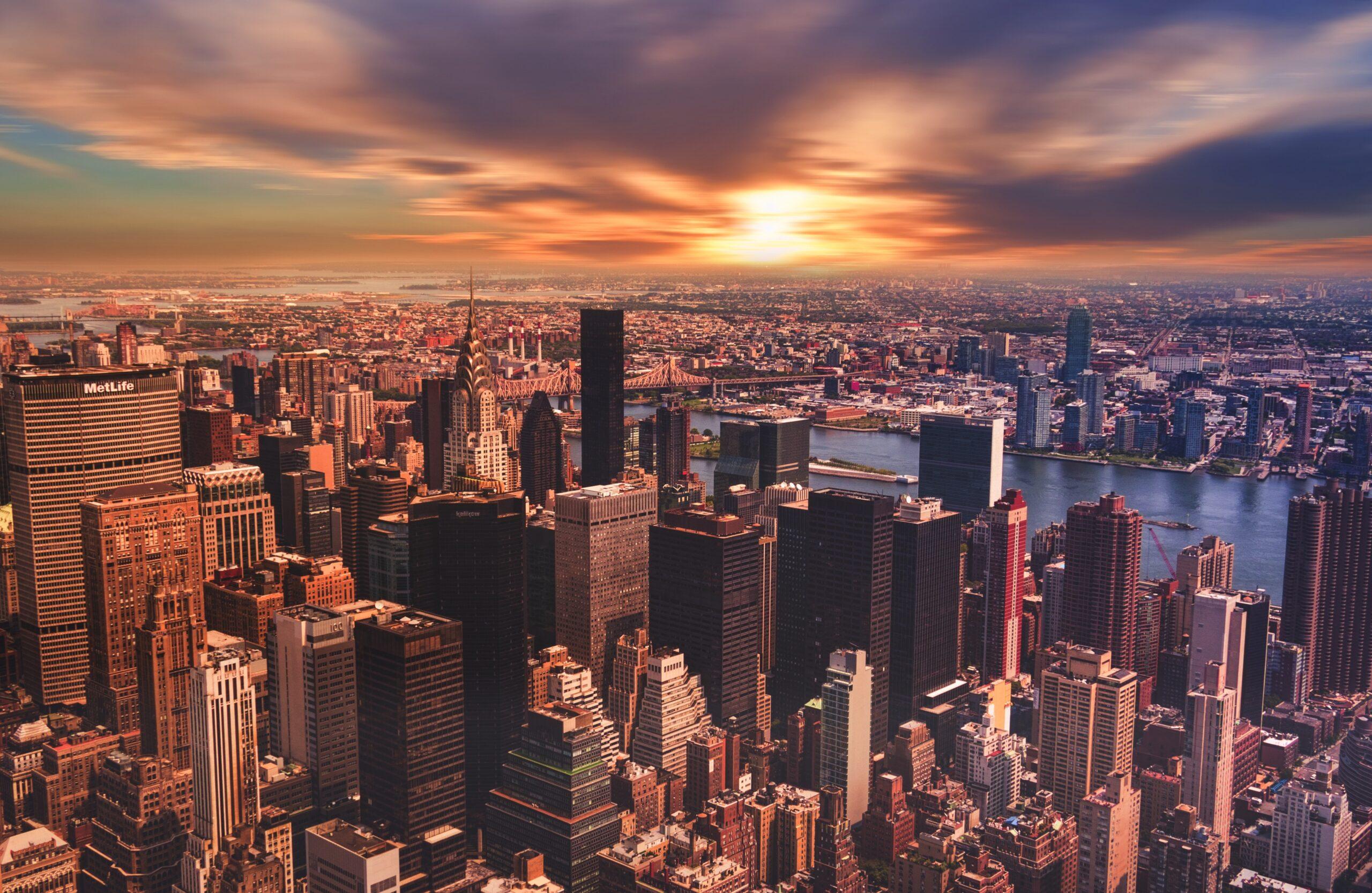 view of NYC skyline