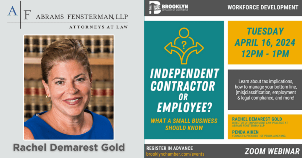 Webinar: Independent Contractor or Employee? Thumbnail
