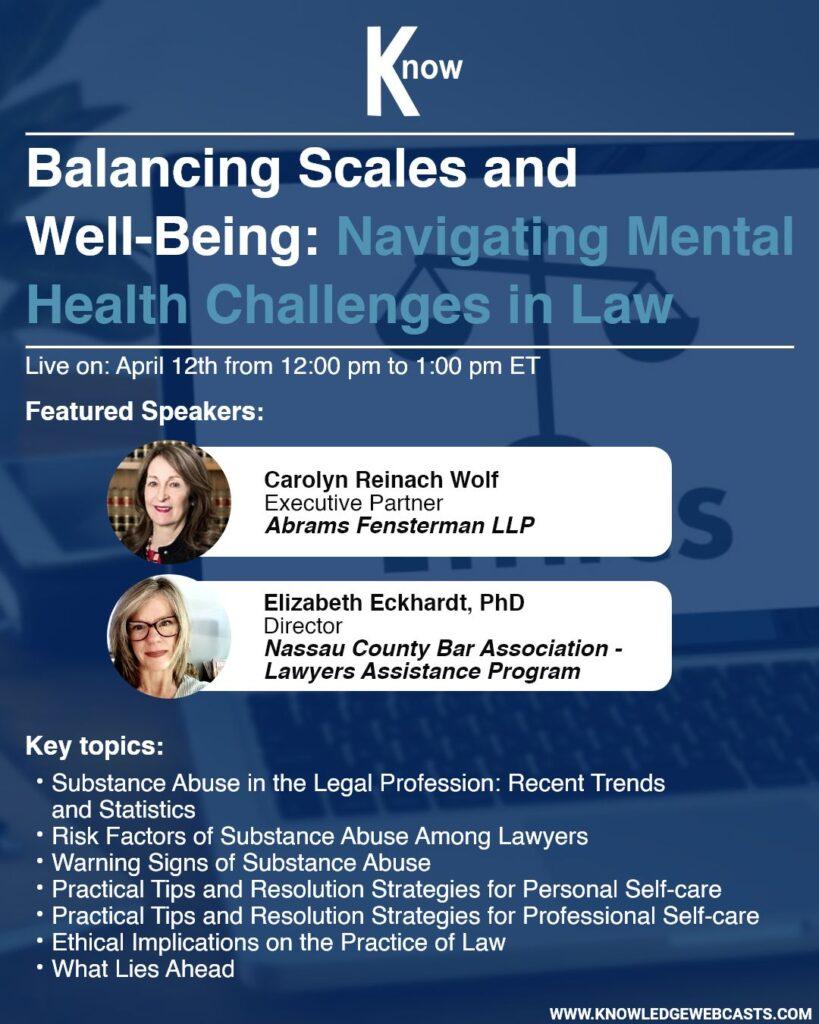 Balancing Scales and Well-Being: Navigating Mental Health Challenges in Law Thumbnail