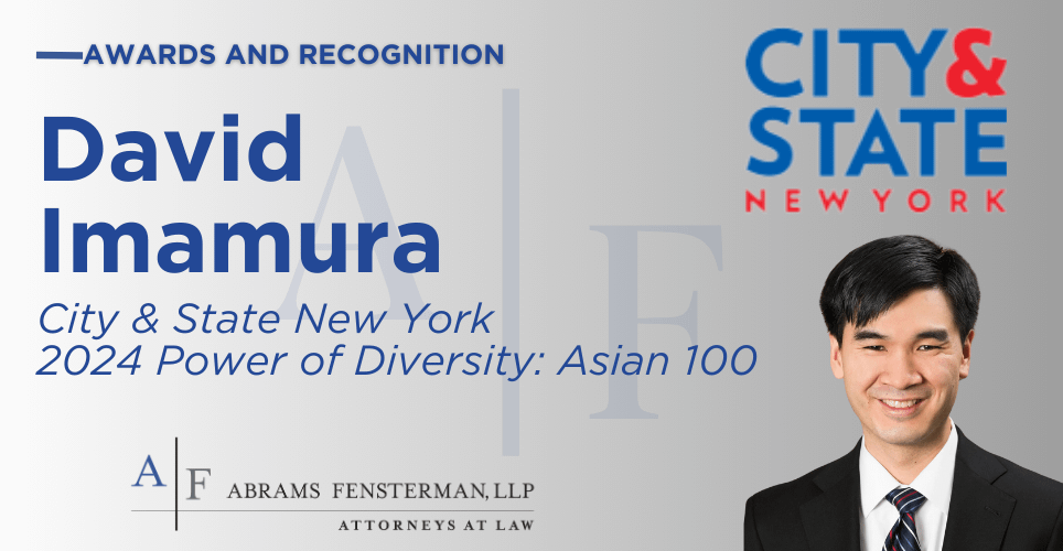 David Imamura Named to 2024 City & State New York Power of Diversity: Asian 100 Thumbnail
