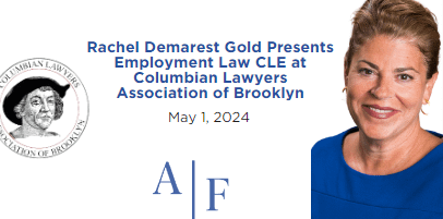 Rachel Demarest Gold Presents CLE on Labor Law Developments at Columbian Lawyers Brooklyn Thumbnail
