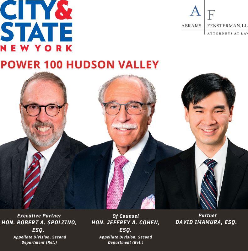 White Plains Attorneys Named to City & State’s 2024 Hudson Valley Power 100 List Thumbnail