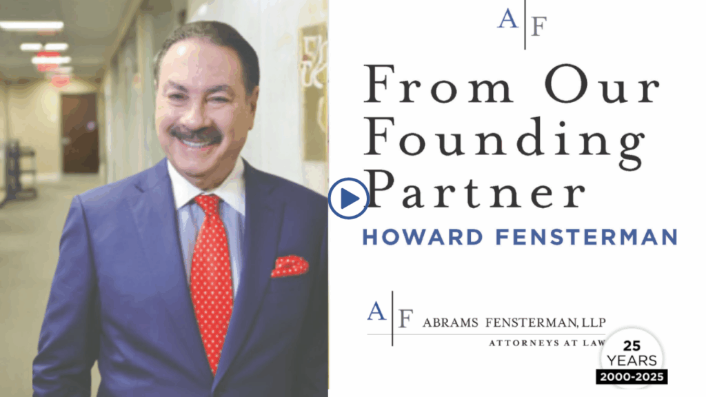 Abrams Fensterman 25th Anniversary – Video Message from Howard Fensterman Thumbnail