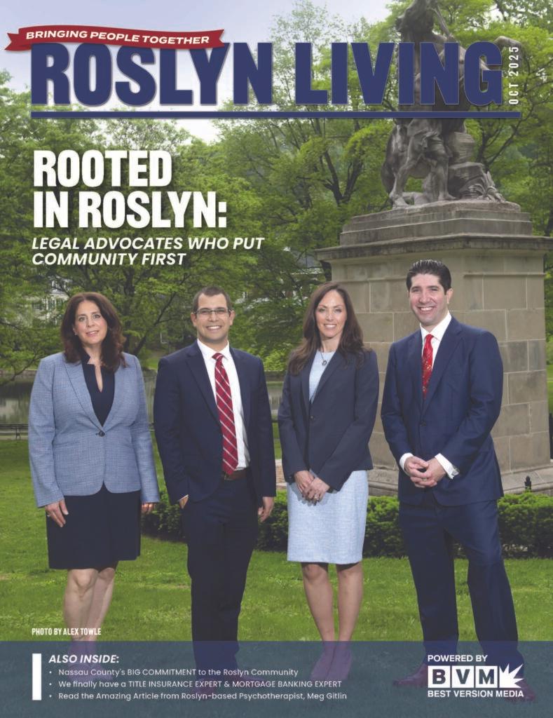 Rooted in Roslyn: Abrams Fensterman Attorneys Spotlighted in Roslyn Living Cover Story Thumbnail