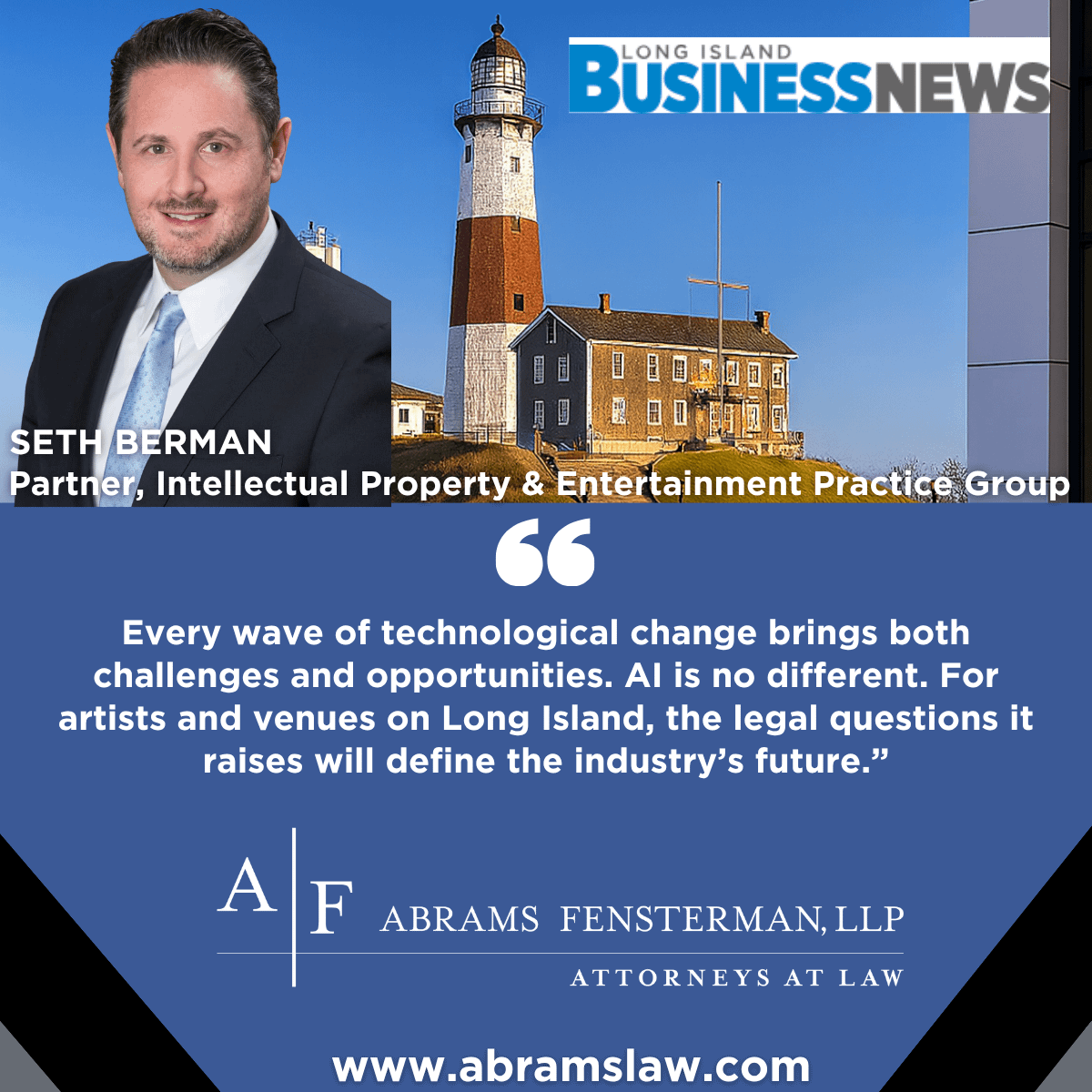Seth Berman Featured in LIBN on AI Copyright Battles Shaping Entertainment Law Thumbnail