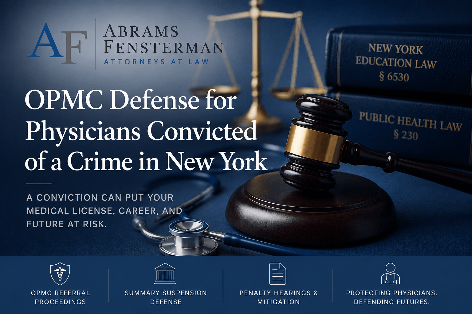 OPMC Defense for Physicians Convicted of a Crime in NY Thumbnail