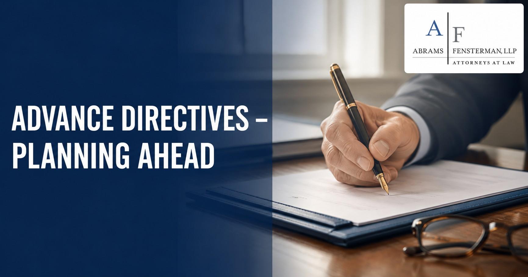 advance directives planning ahead