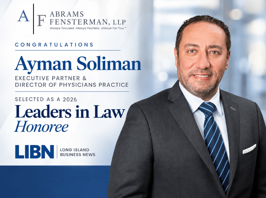 Ayman Soliman Named a 2026 Leaders in Law Honoree Thumbnail
