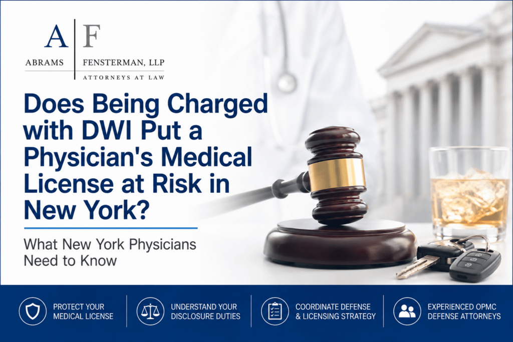 Physicians Charged with DWI in NY | Criminal & License Risk Thumbnail