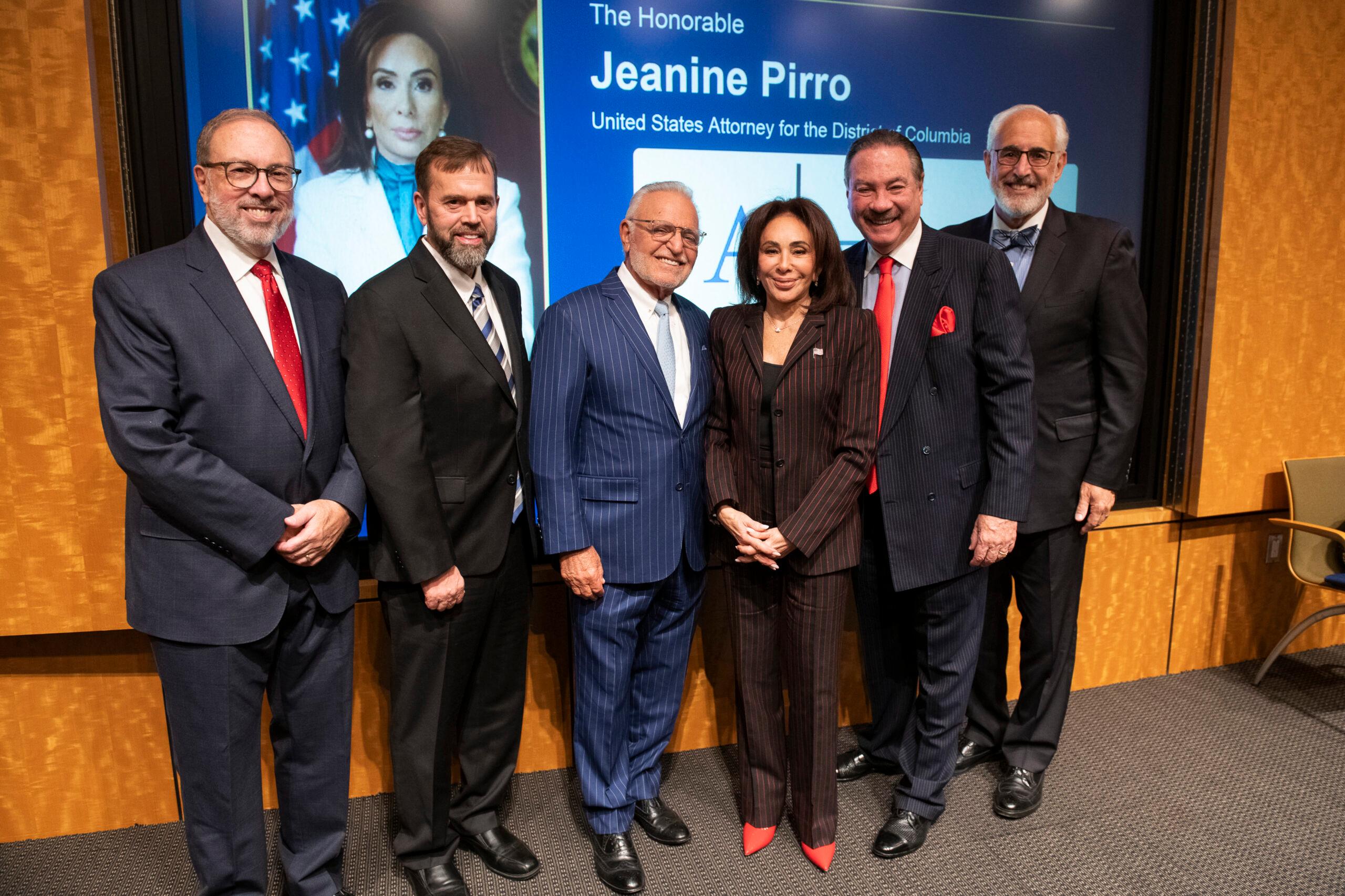 Jeanine Pirro and guests at Abrams Fensterman's In the Room Where It Happens event
