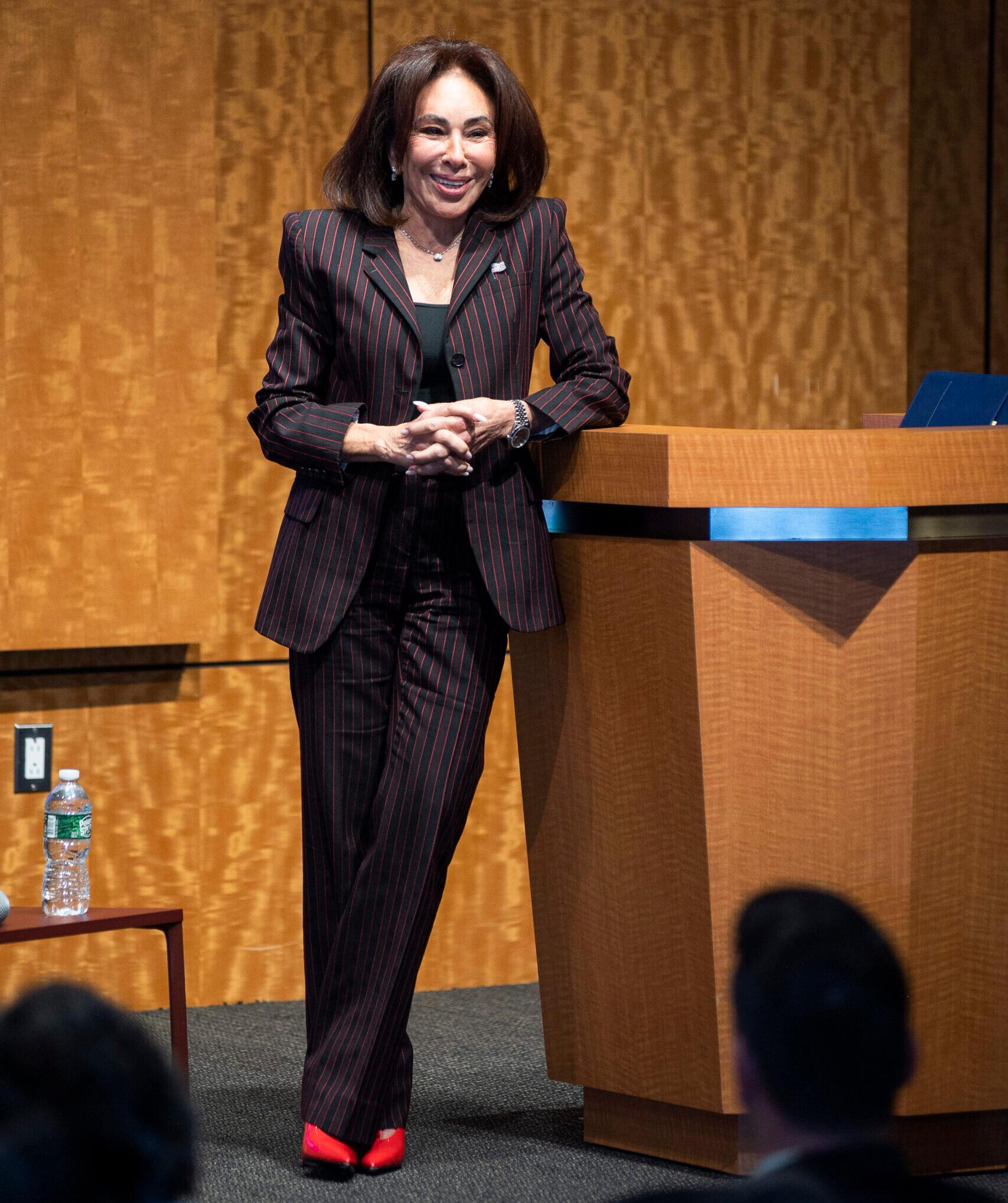 Jeanine Pirro at podium
