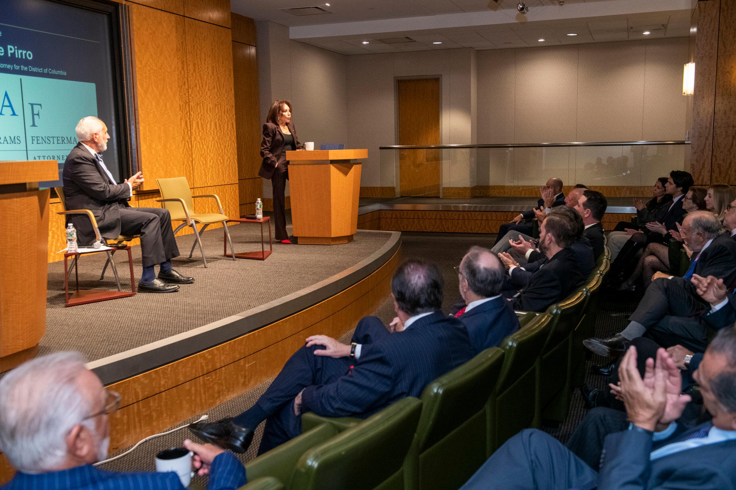 Attendees gathered for In the Room Where It Happens in White Plains